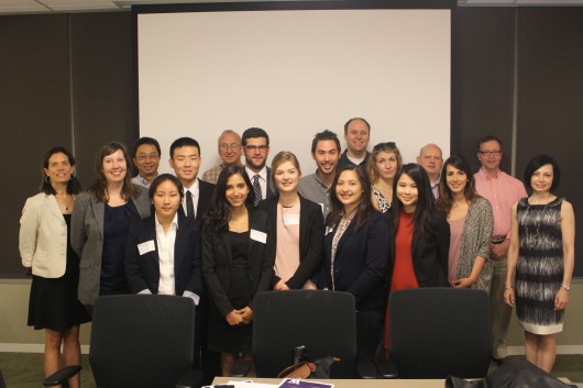 International Policy Institute Fellows and undergraduates presenting cybersecurity research at Microsoft